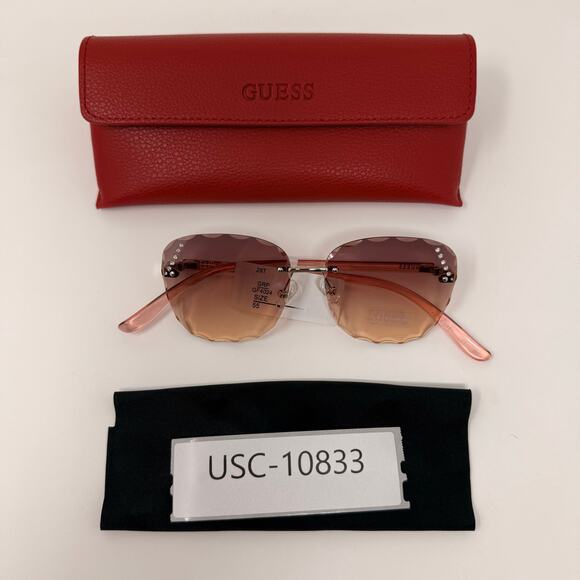 GUESS Sunglasses Womens Size 55-14-140 GF4024 28T Smoke Gradient Pink NE main image 5